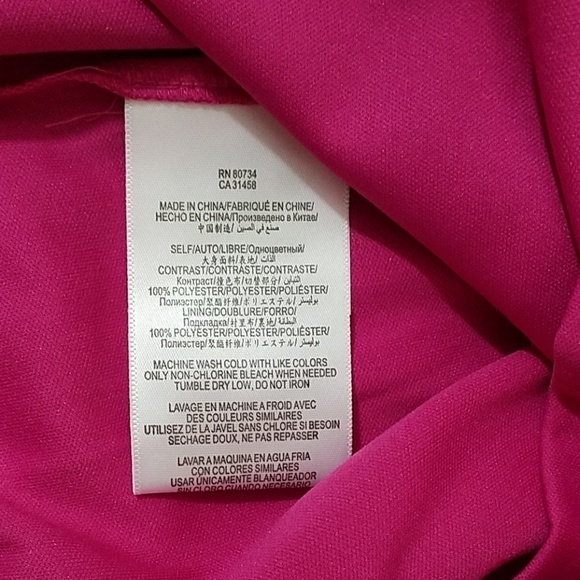 Max and Cleo~Size XS~Berry Pleated Dress NWT - Picture 10 of 11